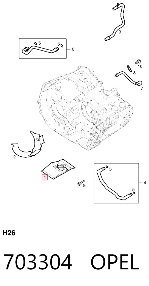 Фильтр АКПП 703304 Opel