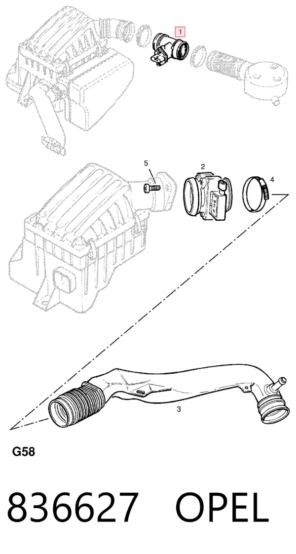 ДМРВ 836627 Opel