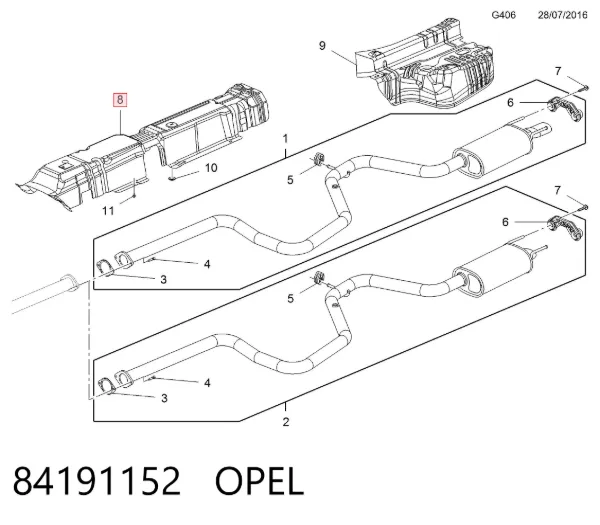  84191152 Opel