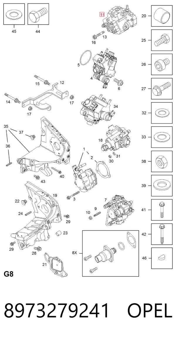 ТНВД 8973279241 Opel