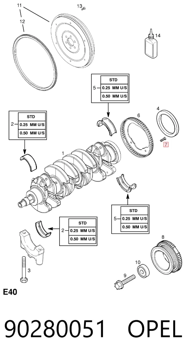  90280051 Opel