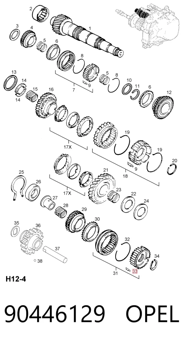  90446129 Opel