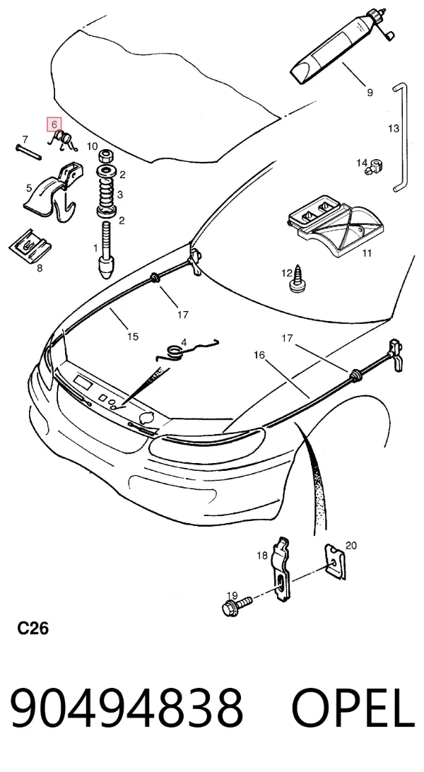  90494838 Opel