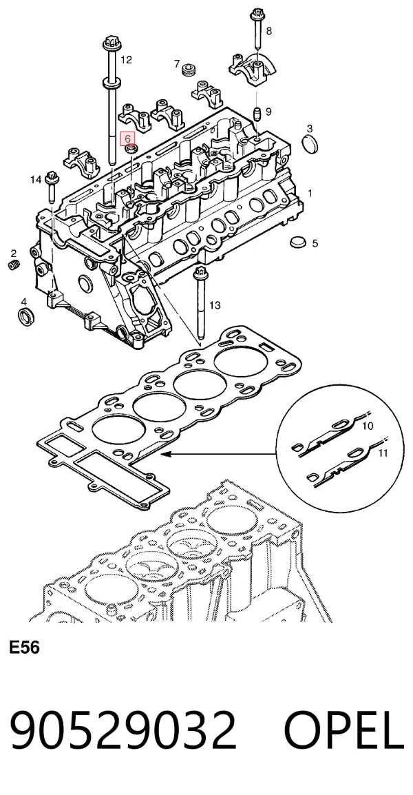  90529032 Opel