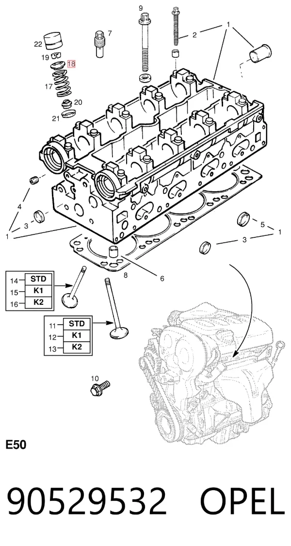  90529532 Opel