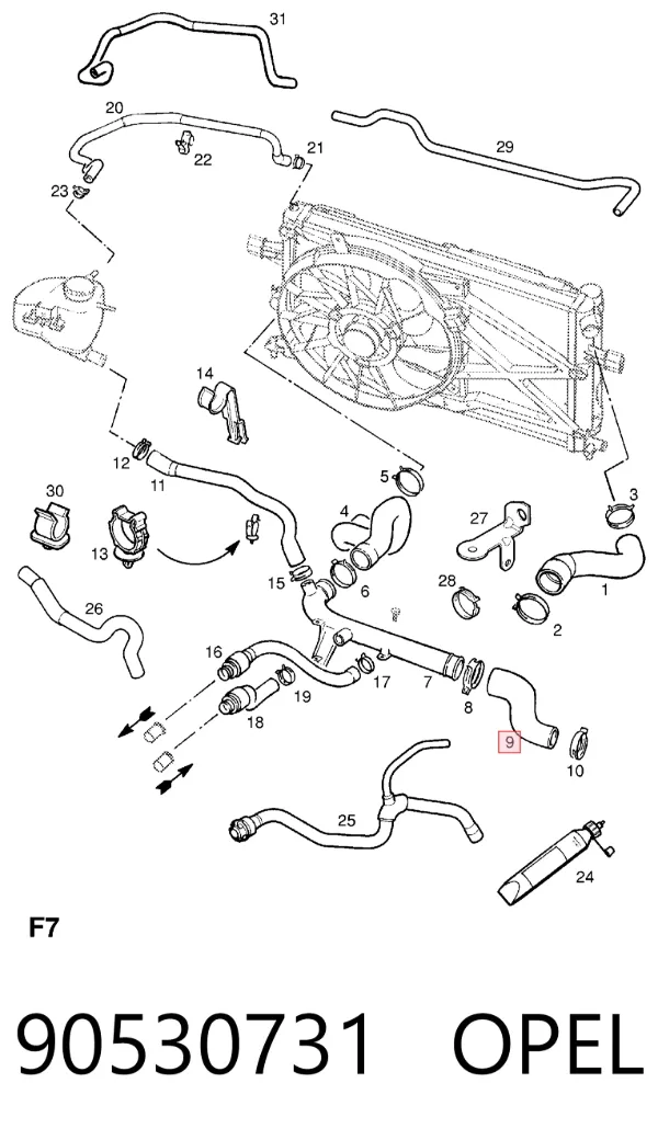 90530731 Opel