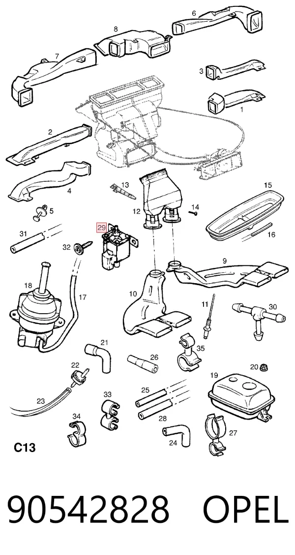  90542828 Opel