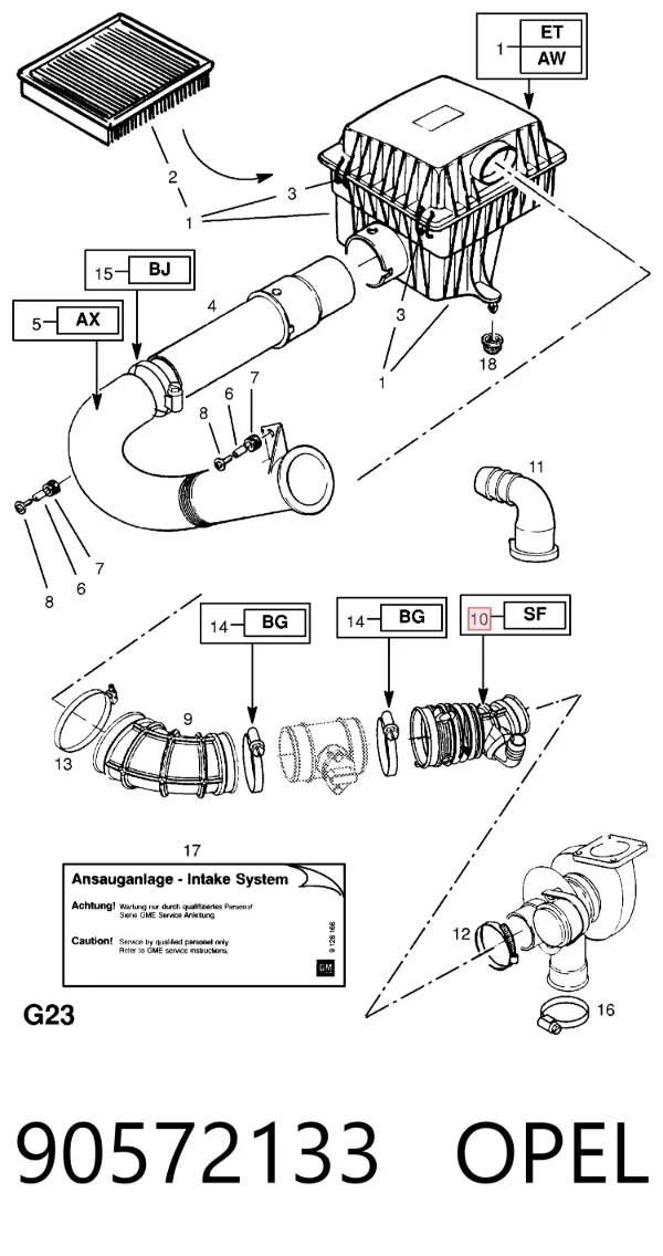  90572133 Opel