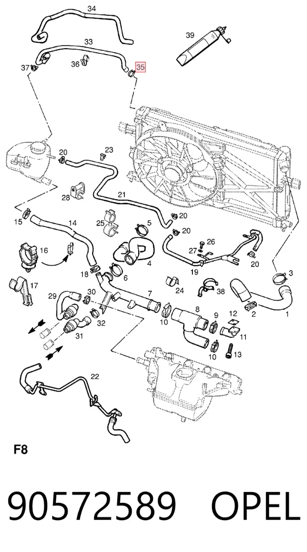  90572589 Opel