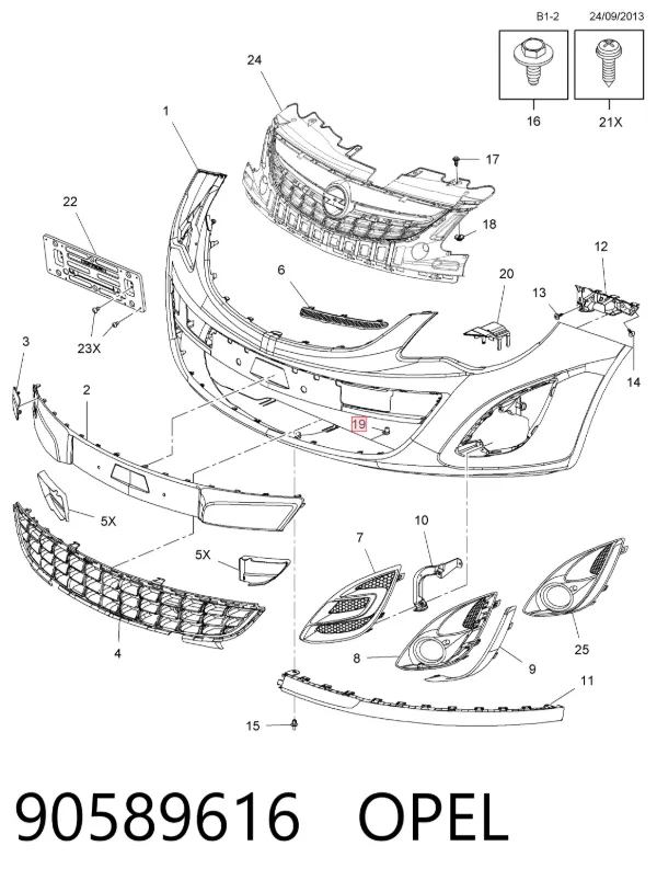  90589616 Opel