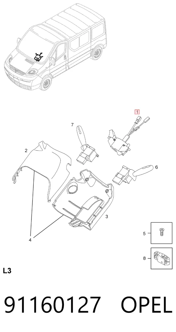 Шлейф руля 91160127 Peugeot/Citroen