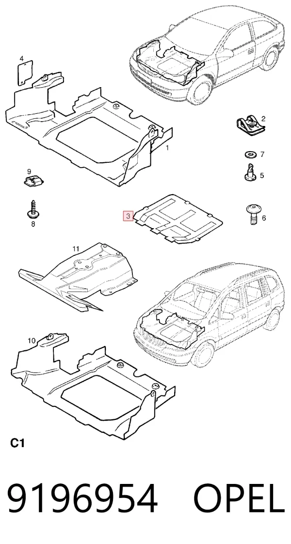 Компрессор кондиционера 9196954 Opel