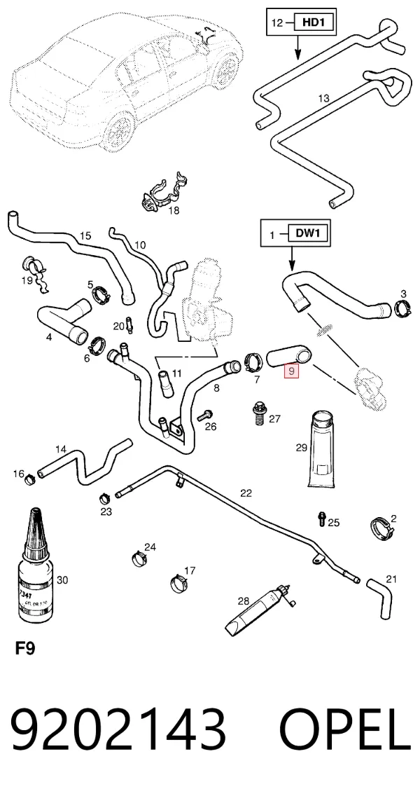  9202143 Opel