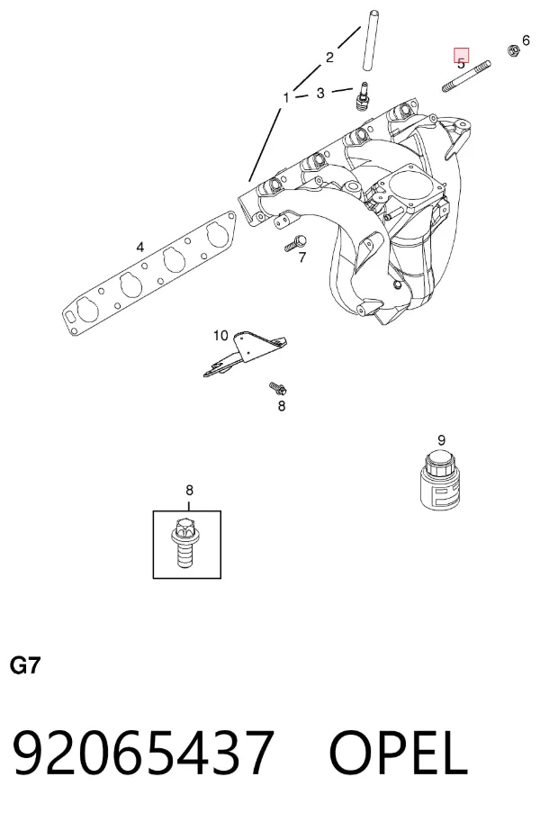  92065437 Opel