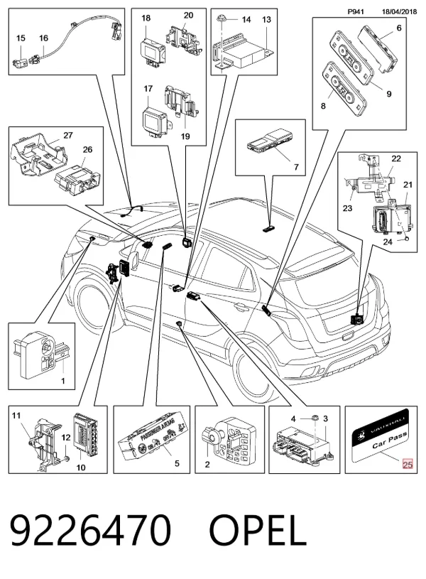  9226470 Opel