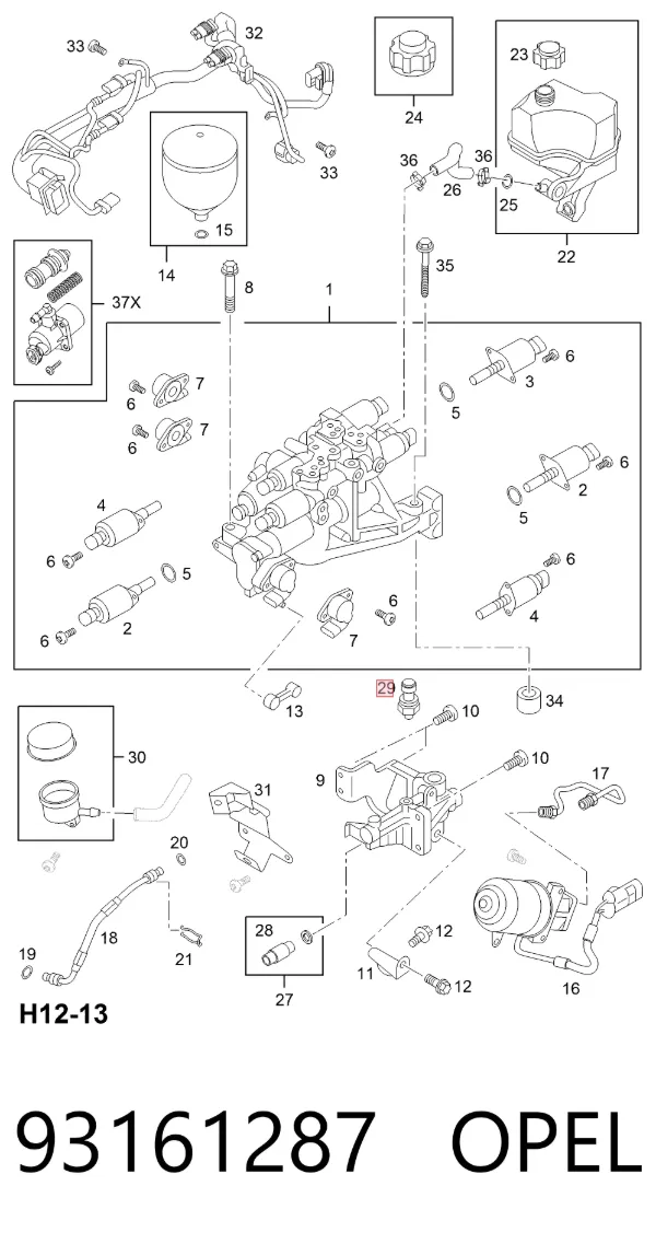  93161287 Opel