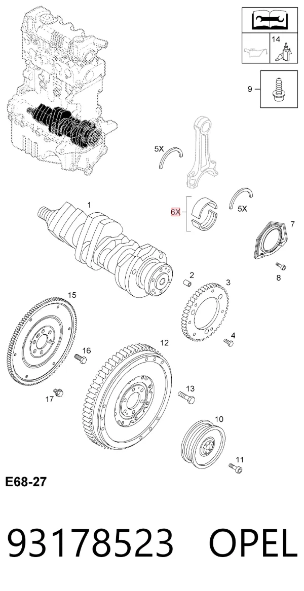  93178523 Opel