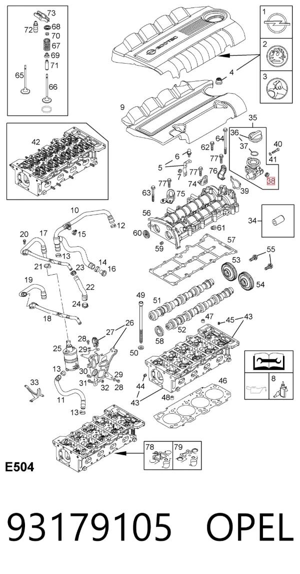  93179105 Opel