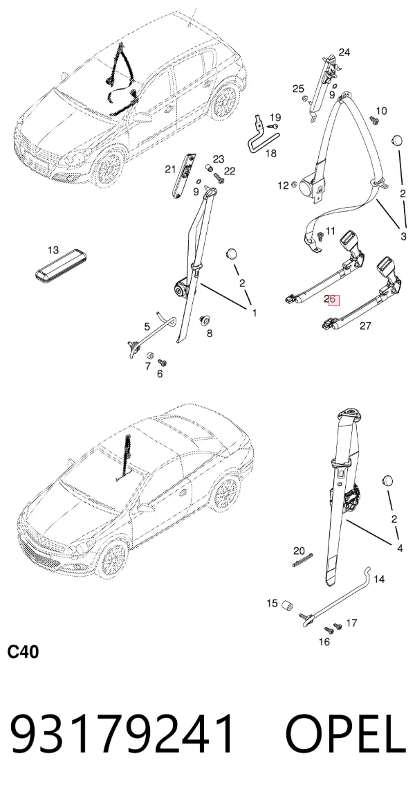  93179241 Opel
