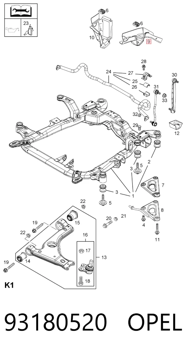  93180520 Opel