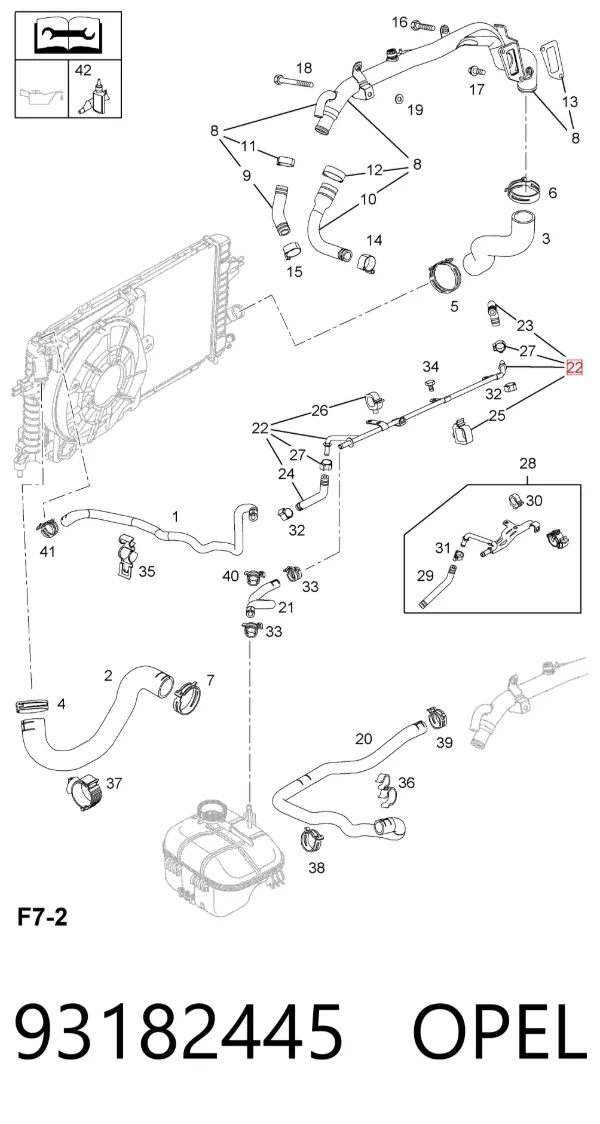  93182445 Opel