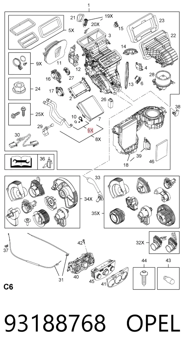  93188768 Opel