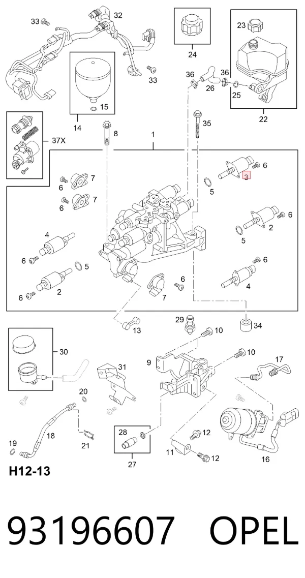 Соленоид АКПП 93196607 Opel