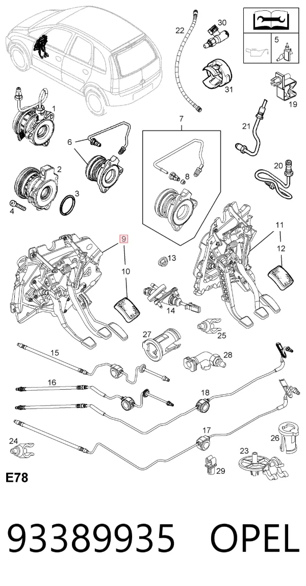  93389935 Opel
