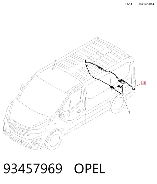  93457969 Opel