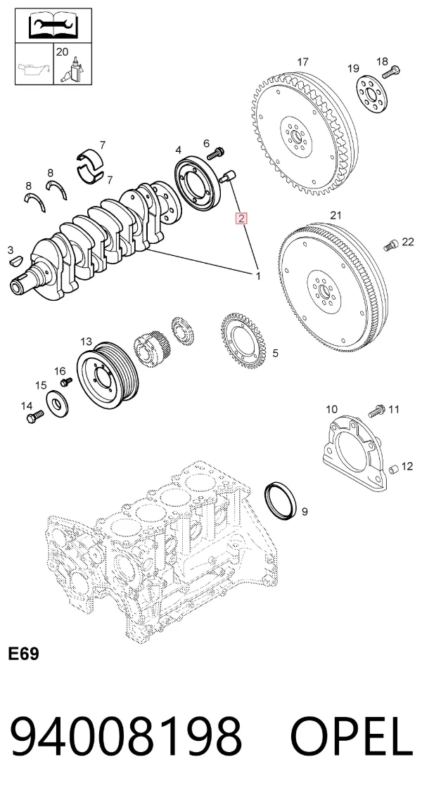  94008198 Opel