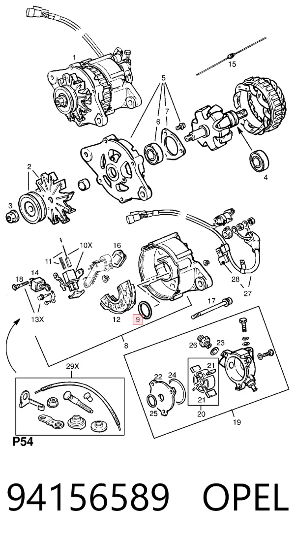 94156589 Opel
