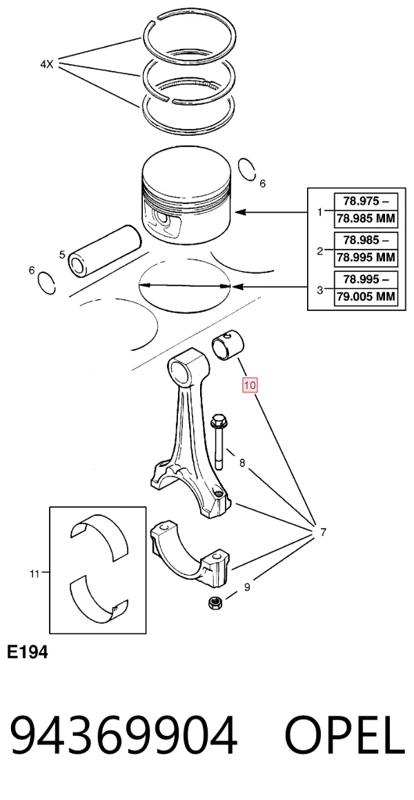  94369904 Opel