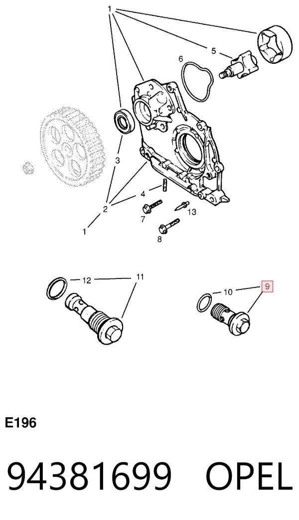  94381699 Opel