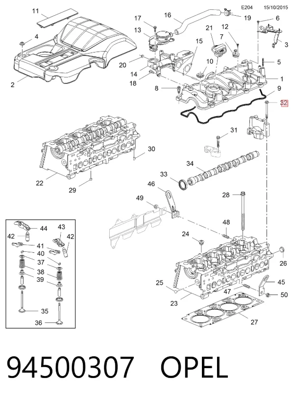  94500307 Opel