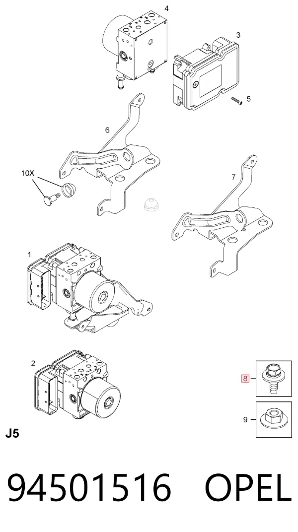  94501516 Opel