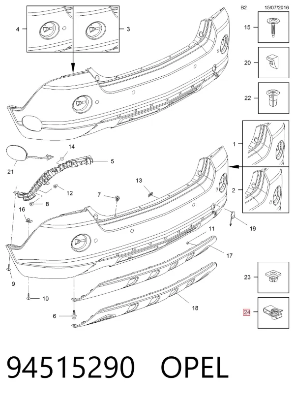  94515290 Opel