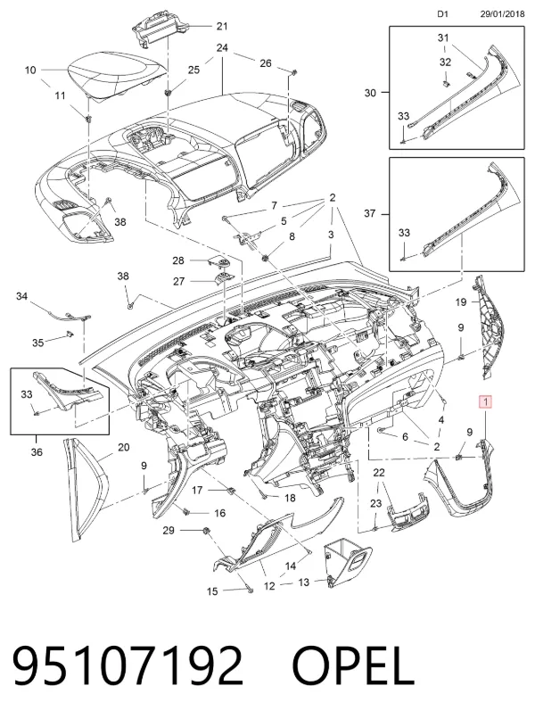  95107192 Opel
