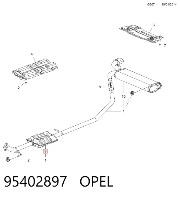  95402897 Opel