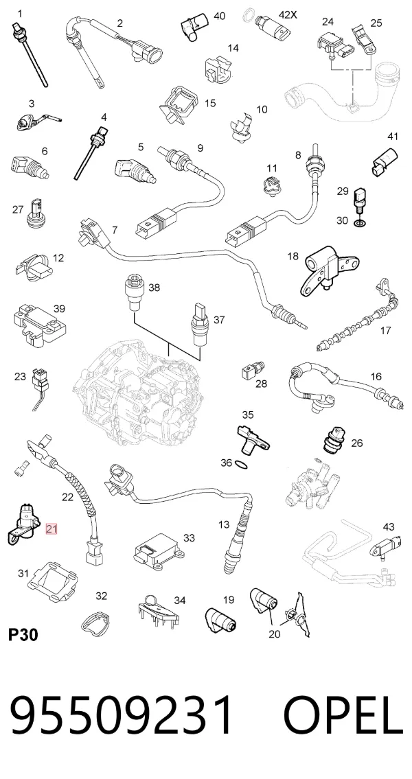 Датчик коленвала 7701058088 Nissan/Infiniti