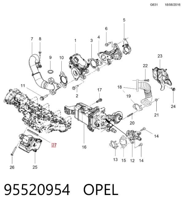  95520954 Opel
