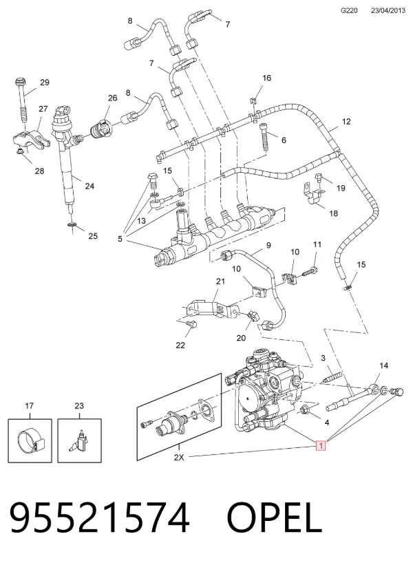  95521574 Opel