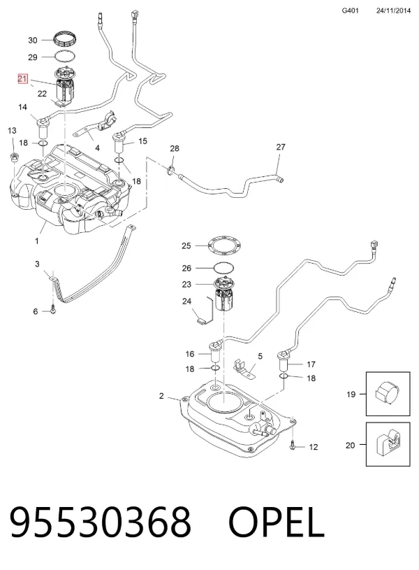  95530368 Opel