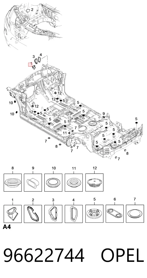  96622744 Opel