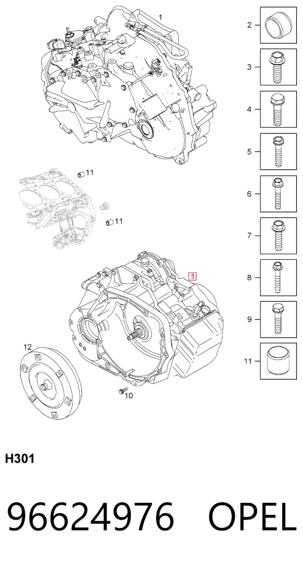 96624976 Opel