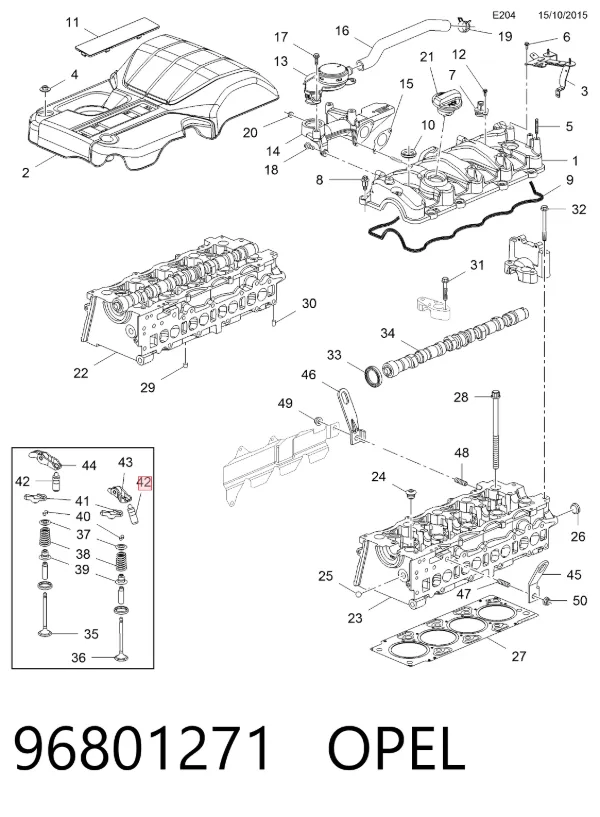 Гидрокомпенсатор 96801271 Opel