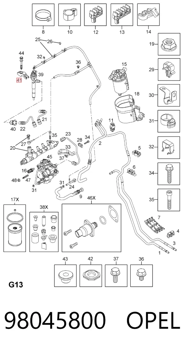  98045800 Opel