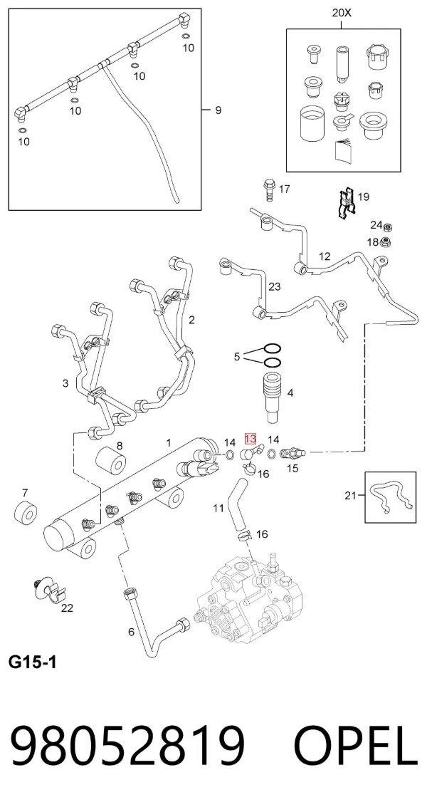  98052819 Opel