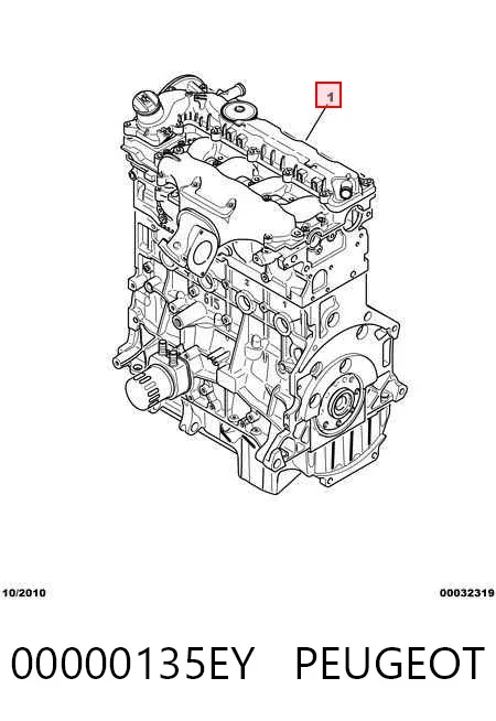 Двигатель 00000135EY Peugeot/Citroen