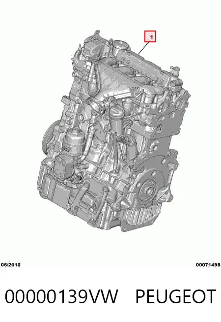 Двигатель 00000139VW Peugeot/Citroen
