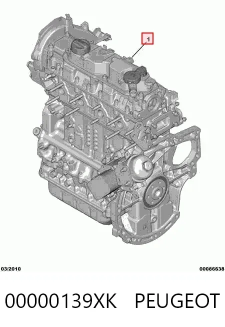 Двигатель 00000139XK Peugeot/Citroen